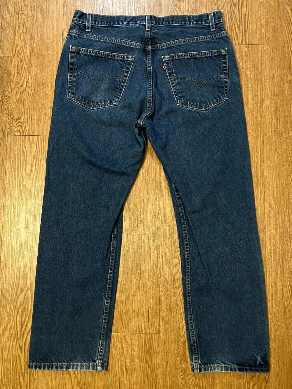 Vtg Levis 505 Jeans Made in USA Dark Wash Denim Mens 38x30 *True 36*